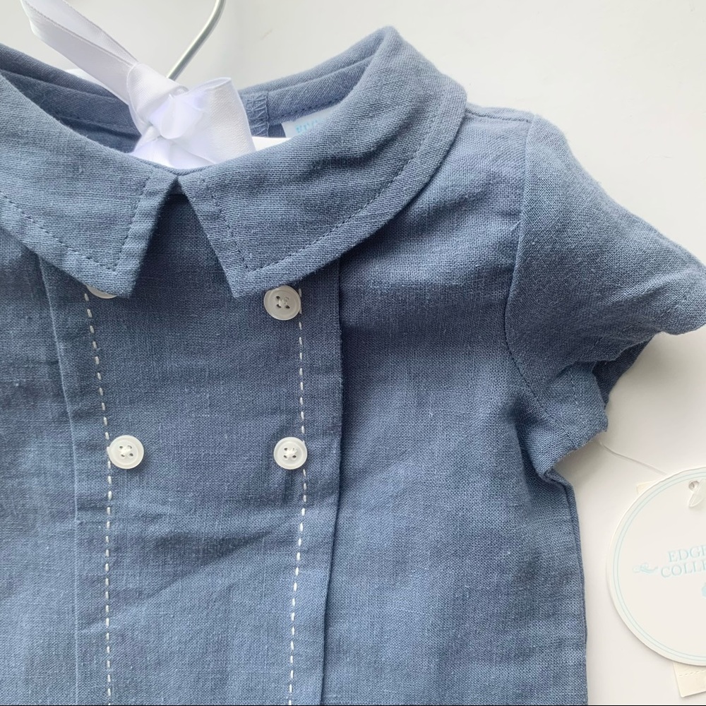 Edgehill Collection Navy Top - Picture 2 of 4